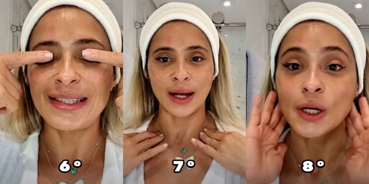 Mais movimentos de harmonização facial caseira (Foto: Divulgação)