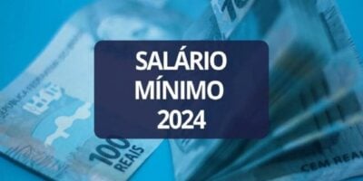 O salário mínimo nacional neste ano de 2024 está R$1.412 (Reprodução: Internet)