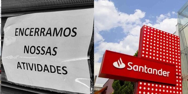 Um banco deu adeus o Santander acabou ocupando o seu lugar histórico (Reprodução: Montagem TV Foco)