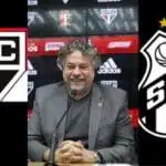 Casares, presidente do São Paulo, arranca reforço das mãos do Santos - (Foto: Reprodução / Internet)