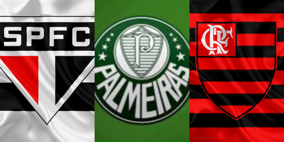 São Paulo, Palmeiras e Flamengo (Foto: Reprodução / Internet)