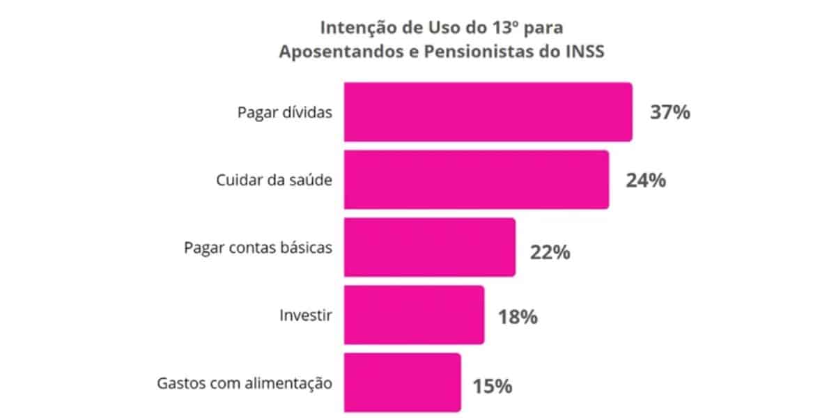 Serasa revela para que o 13° salário é utilizado (Reprodução: Internet)