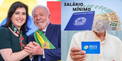 Decreto de Lula e Tebet com novo reajuste do salário mínimo à caminho (Reprodução: Montagem TV Foco)