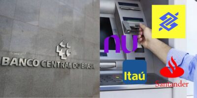 Banco Central chega com adeus ao caixa eletrônico e fim nos bancos (Reprodução/Montagem/O Globo/InfoMoney)