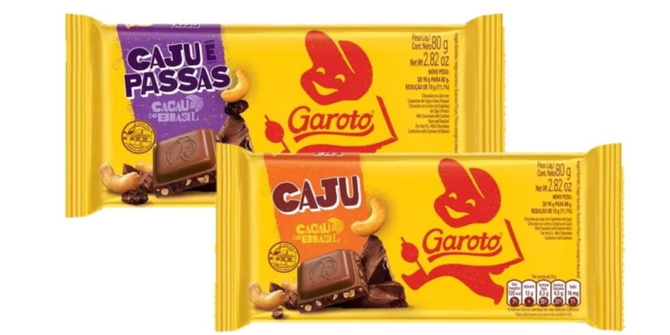 Biscoitos da Garoto (Reprodução/G1)