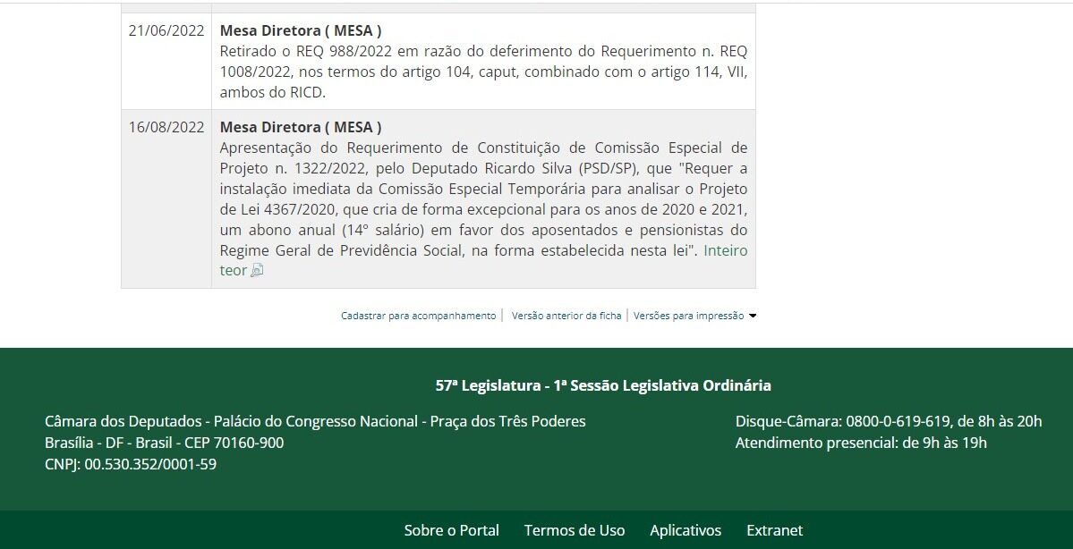 Última atualização sobre o PL do 14° salário do INSS (Foto: Reprodução/ Internet)