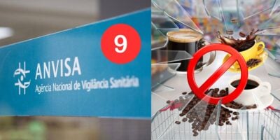 Logo da Anvisa e marcas de café retiradas dos mercados (Foto: Reprodução / Canva / Montagem TV Foco)