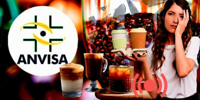 ANVISA decretou proibição de café após constatar vidro em sua composição (Foto Reprodução/Montagem/ANVISA/Freepik)