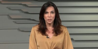 Ana Paula Araújo no Bom Dia Brasil (Foto: Reprodução / Globo)