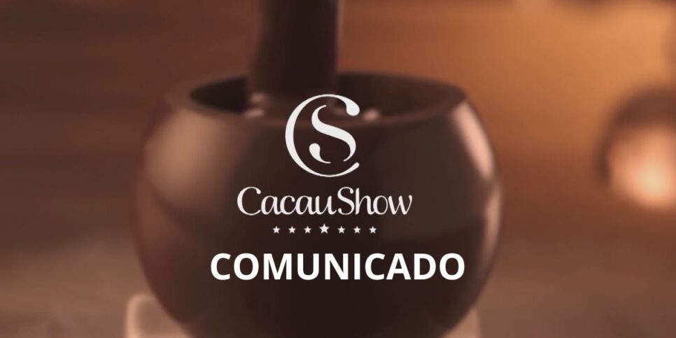 COMUNICADO CACAU SHOW - Montagem TVFOCO