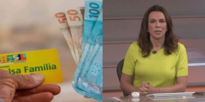 Cartão do Bolsa Família / Ana Paula Araújo no BDBR - Montagem TVFOCO