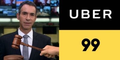 César Tralli / Uber / 99 - Montagem TVFOCO