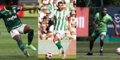 Endrick, William José e Caio Paulista no Palmeiras (Reprodução - INternet)