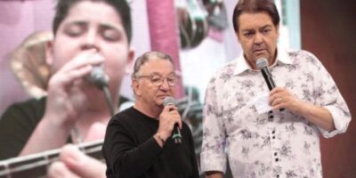 Faustão e Caçulinha - Foto: Globo