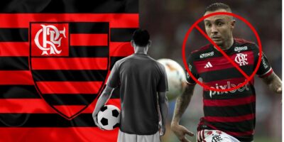 Flamengo e Cebolinha com jogador - Foto Reprodução Internet