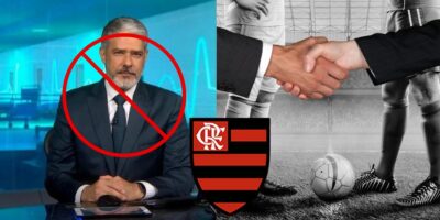 Flamengo e venda de SAF rival com William Bonner - Foto Reprodução Internet