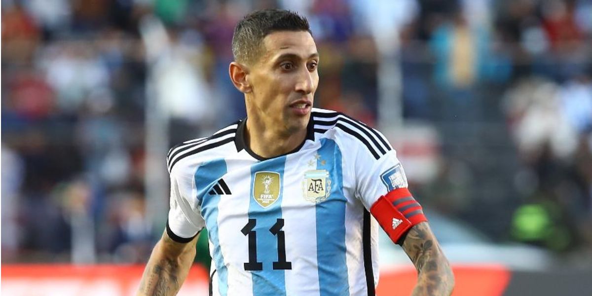 Di Maria com a camisa da seleção argentina – Foto | Reprodução: Getty Images