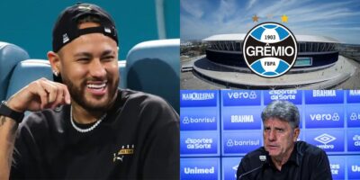 Neymar é dono de SAF e fecha o maior contrato da história do Grêmio - Montagem Tv Foco