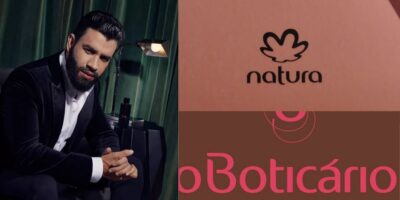 Gusttavo Lima / Natura / O Boticário - Montagem TVFOCO