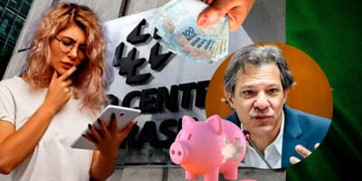 Haddad emite alerta urgente envolvendo a poupança e destino no dinheiro investido (Foto Reprodução/Montagem/Lennita/Tv Foco/Canva/Globo)