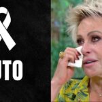 Imagem de luto e Ana Maria no Mais Você (Fotos: Reproduções / Canva / Globo)