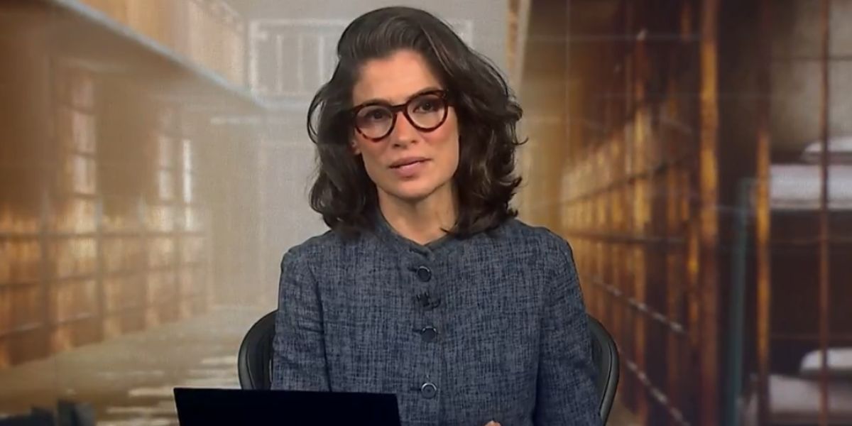 Audiência - Renata Vasconcellos no Jornal Nacional (Foto: Reprodução / Globo)