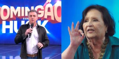 Luciano Huck / Dona Déa Lúcia - Montagem TVFOCO