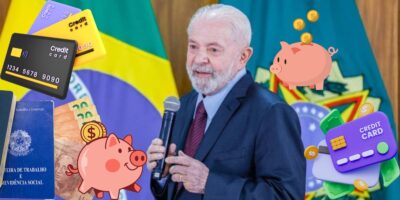 Lula, conta poupança, cartão de crédito e CLT (Reprodução - Internet)