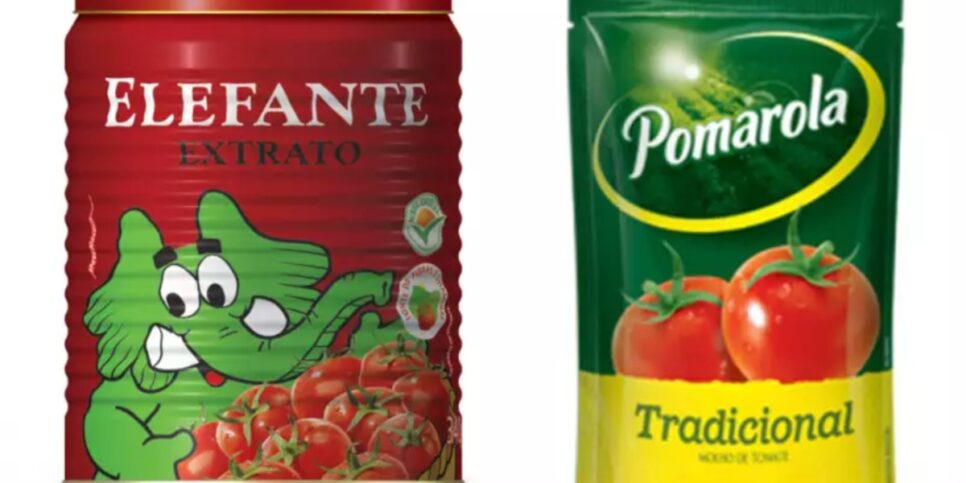Marcas de molhos de tomate proibidas pela Anvisa (Foto: Reprodução/ Internet)