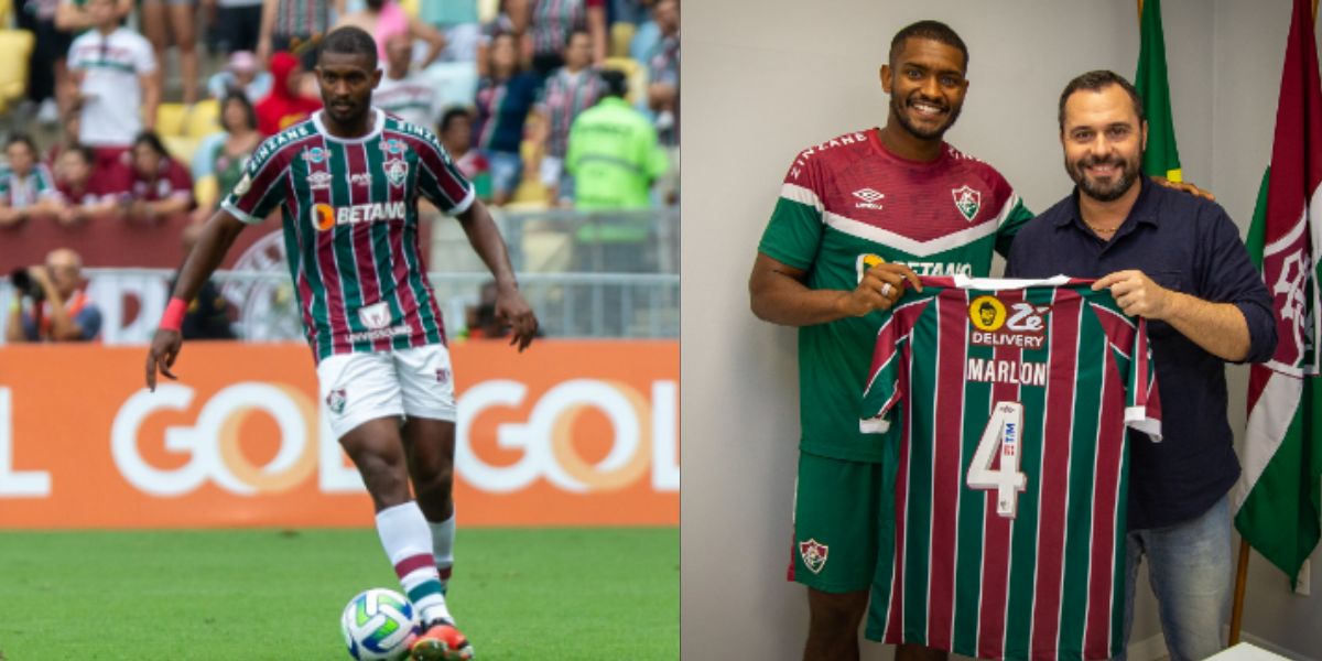 Marlon, zagueiro do Fluminense (Foto - Montagem TV Foco).