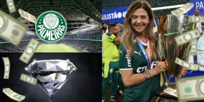 Leila Pereira não perde tempo e assina contrato milionário para ter estrela no Palmeiras - Montagem Tv Foco