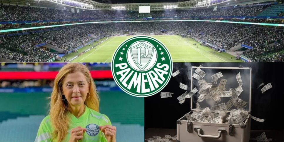 Leila, Dinheiro e Palmeiras - Montagem Tv Foco