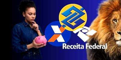 Quem poupa na Caixa, BB e mais bancos precisam se atentar ao decreto da Receita Federal (Foto Reprodução/Montagem/Lennita/Logo.Net/Receita Federal/Canva)