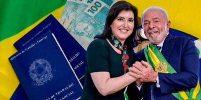 Lula e Simone Tebet se unem com novo valor histórico do salário mínimo para o próximo ano de 2025 (Foto Reprodução/Montagem/Lennita/Tv Foco/Gov)