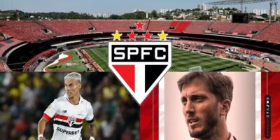 Zubeldía, Ferreirinha e São Paulo - Montagem Tv Foco