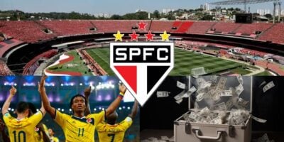 Cuadrado, dinheiro e São Paulo - Montagem Tv Foco