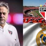 Julio Casares não perde tempo e acaba com novela com estrela do Real Madrid no São Paulo - Montagem Tv Foco