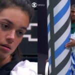 Alane e Davi na Prova do Finalista do BBB24 (Foto: Reprodução / Globo / Montagem TV Foco)