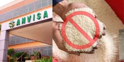 A marca de arroz barrada nos mercados pela Anvisa (Foto: Internet)