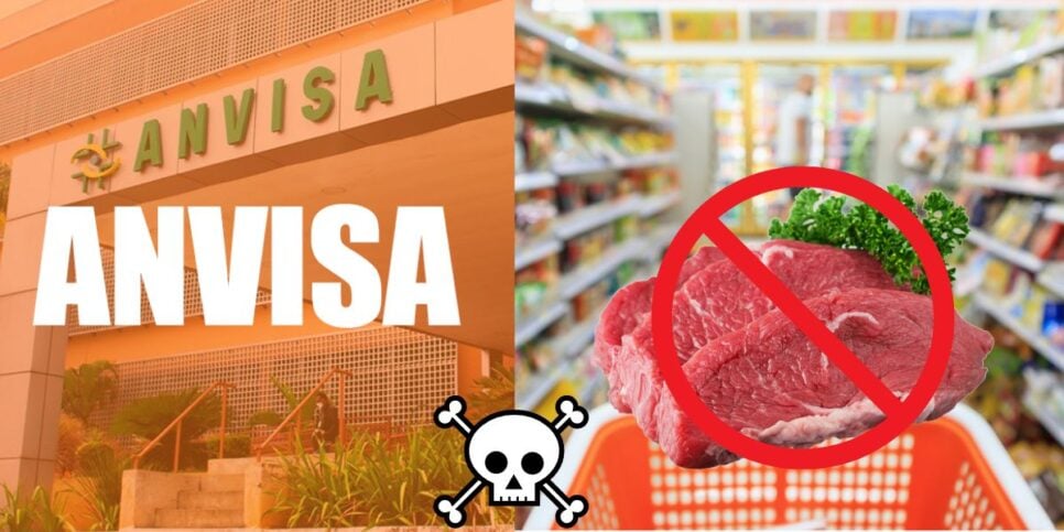 Fachada da Anvisa e marcas de carnes (Foto: Reprodução / Canva)