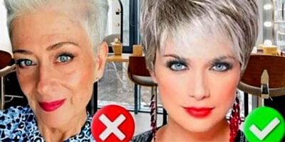 5 cortes de cabelo que rejuvenescem até senhoras grisalhas (Foto Reprodução/Montagem/Lennita/Tv Foco)