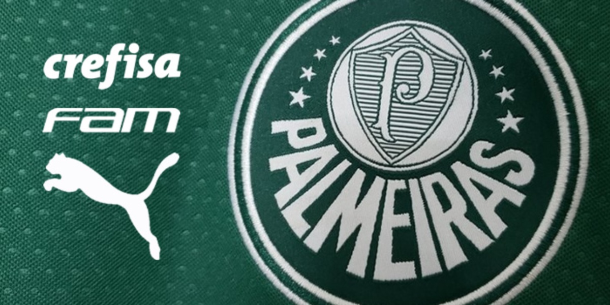 Crefisa e FAM são patrocinadores do Palmeiras - (Foto: Reprodução / Internet)