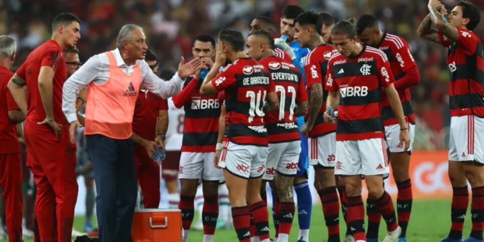 Elenco do Flamengo - (Foto: Reprodução / Internet)