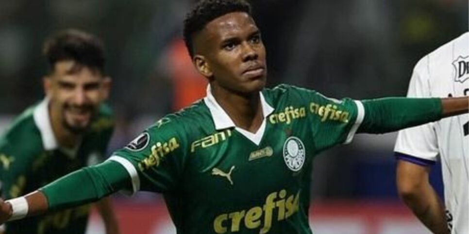 Estêvão William, de 16 anos, é jogador do Palmeiras - (Foto: Reprodução / Internet)
