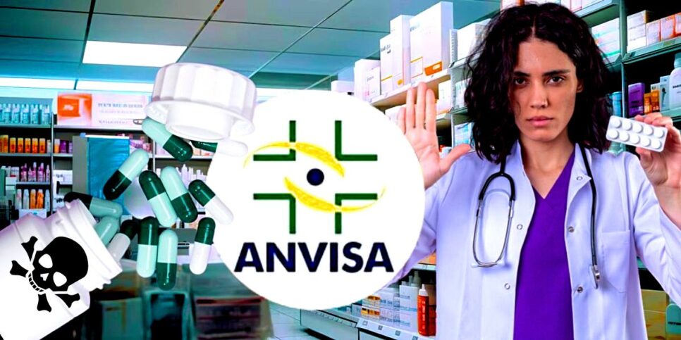ANVISA determina a retirada de medicamentos após óbitos registradas (Foto Reprodução/Montagem/Lennita/TV Foco/ANVISA/Canva)