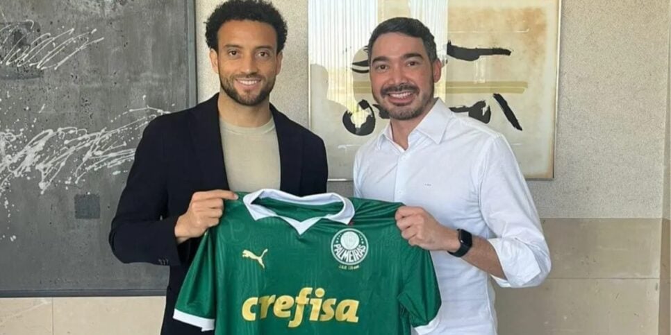 Felipe Anderson acerta pré-contrato com o Palmeiras - (Foto: Reprodução / Internet)