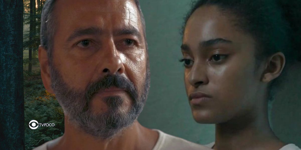 José Inocêncio e Teca em Renascer (Foto: Reprodução / Globo / Montagem TV Foco)