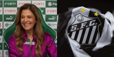 Imagem do post Mais de R$1 bilhão: Leila Pereira, do Palmeiras, ajuda o Santos a fechar o maior contrato da HISTÓRIA