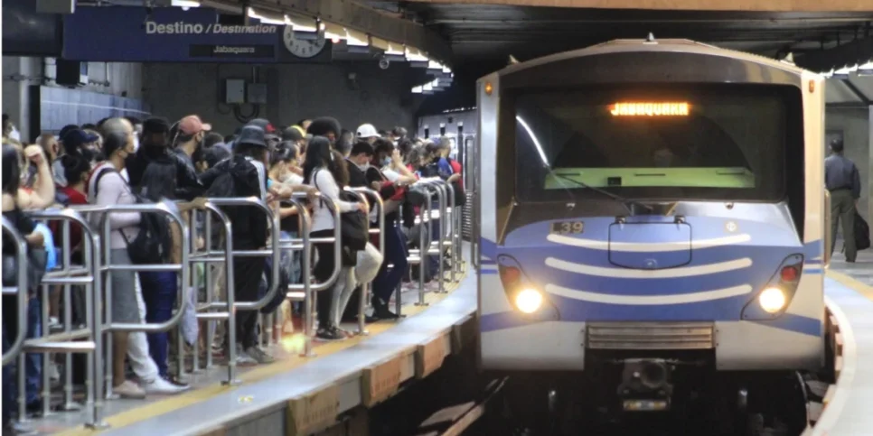 Metrô de SP continua em estado de Greve (Foto Reprodução/Internet)