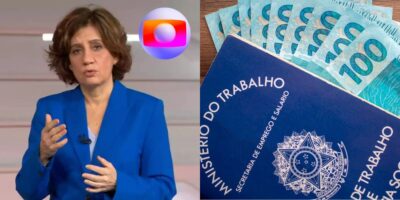 Miriam Leitão crava mais um aumento do salário mínimo na Globo (Reprodução: Montagem TV Foco)